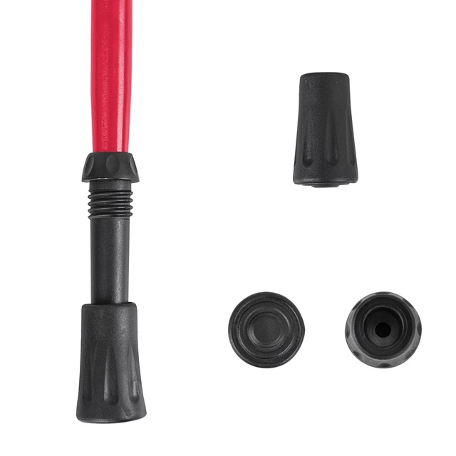 Kijki trekkingowe inSPORTline Altiplano 100 Pair ∙ 3-sekcyjne teleskopowe ∙ antywstrząsowe ∙ odblaskowe ∙ ergonomiczne rączki ∙ para 540 g