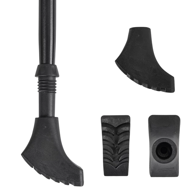Kijki trekkingowe inSPORTline Montgato ∙ aluminiowe ∙ regulacja 110-140 cm ∙ 590 g/para ∙ 3 sekcje ∙ pianka EVA ∙ grot stalowy