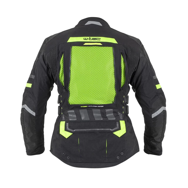 Męska kurtka motocyklowa W-TEC Aircross - Czarno-szary