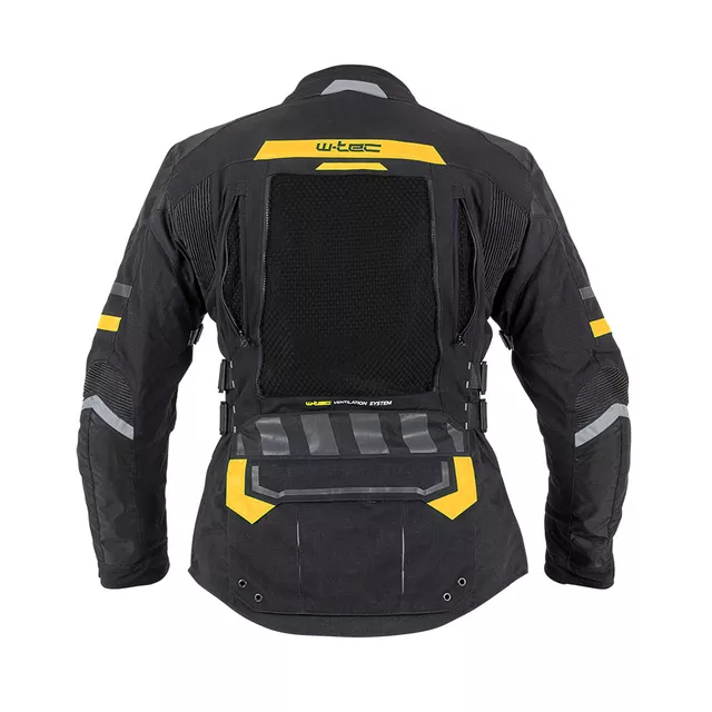 Męska kurtka motocyklowa W-TEC Aircross - Czarno-szary