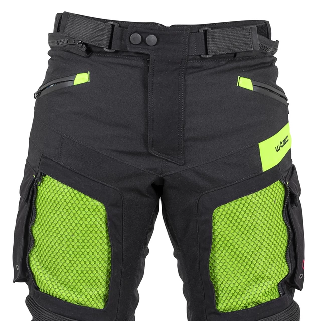 Męskie spodnie motocyklowe W-TEC Aircross - Czarno-szary