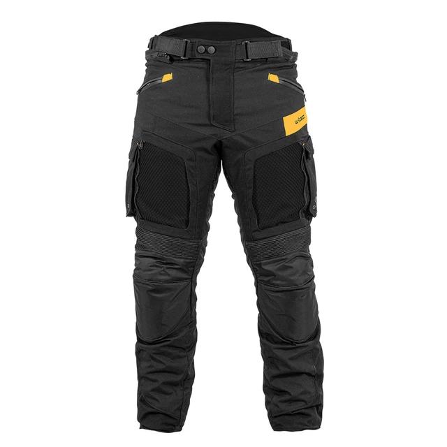 Męskie spodnie motocyklowe W-TEC Aircross - Czarno-szary
