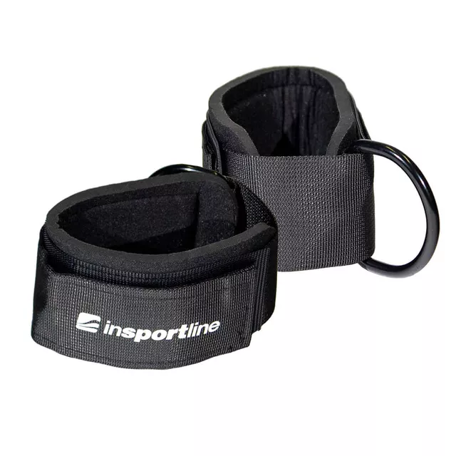 2 x opaska treningowa na kostkę inSPORTline AWS ∙ regulacja 18–40 cm ∙ oczko 4×6 cm ∙ materiał poliester/EVA/stal