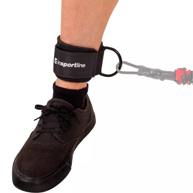 2 x opaska treningowa na kostkę inSPORTline AWS ∙ regulacja 18–40 cm ∙ oczko 4×6 cm ∙ materiał poliester/EVA/stal