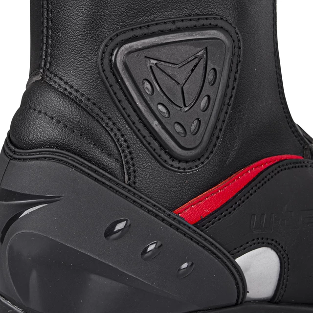 Buty motocyklowe W-TEC Bosta - Czarno-czerwony
