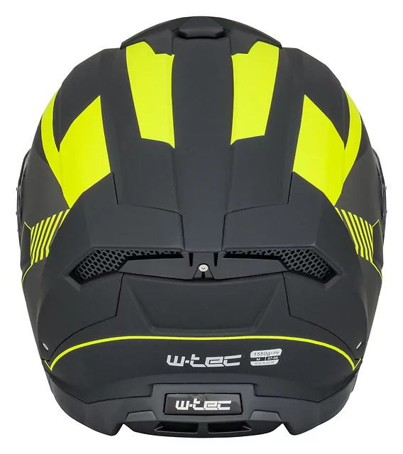 Kask motocyklowy integralny W-TEC Nexwor Graphic ∙ ece 22.06 ∙ blenda przeciwsłoneczna ∙ regulowana wentylacja - Fluorescencyjny