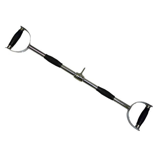 Gryf zaczepowy do atlasu inSPORTline 85 cm ∙ drążek obrotowy ∙ adapter z gumowymi uchwytami ∙ do bicepsów, tricepsów i pleców