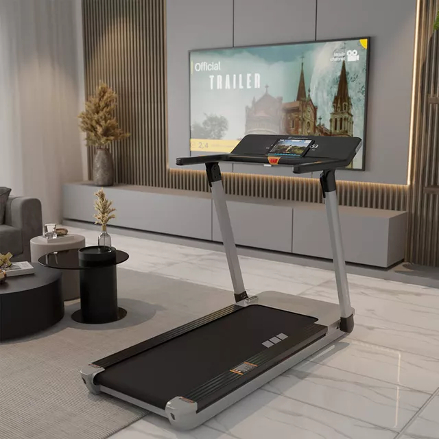 Bieżnia elektryczna składana inSPORTline ZenRun 20 ∙ nośność 120 kg ∙ amortyzacja Shock System ∙ 16 programów treningowych ∙ 18 nachyleń ∙ Bluetooth