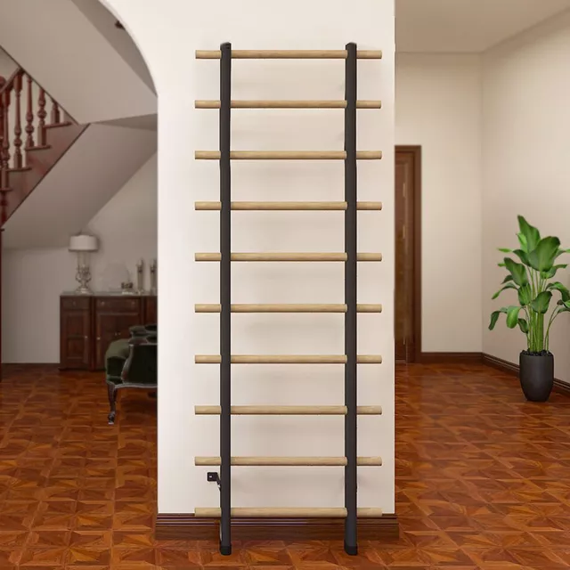 Drabinka gimnastyczna inSPORTline Wootamax ∙ 220x80 cm ∙ nośność 150 kg ∙ bukowe szczeble ∙ uchwyty regulowane