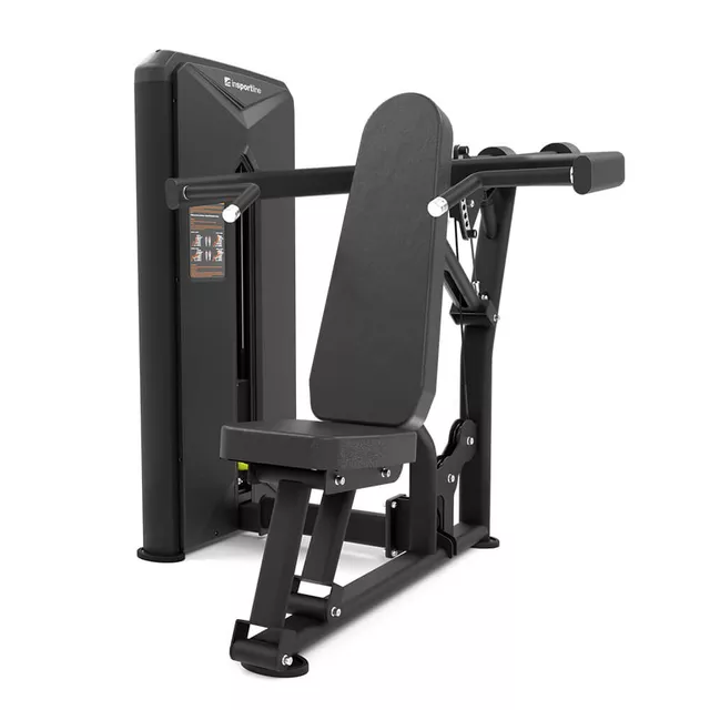 Profesjonalna komercyjna maszyna do wyciskania klatki i barków inSPORTline Velocer CSP 120 ∙ 180 kg  ∙ 8 poziomów regulacji ∙ ergonomiczna wyściółka