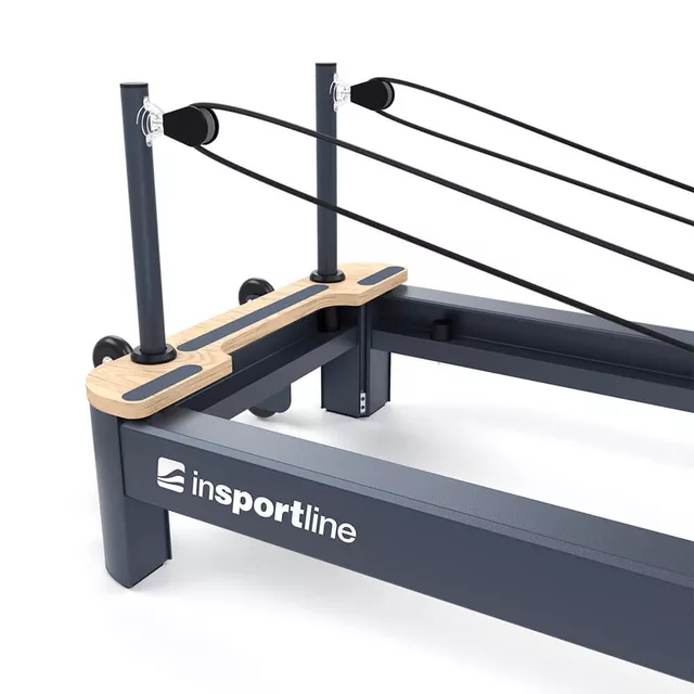 Profesjonalny reformer do pilatesu inSPORTline Comfolder ∙ składany ∙ nośność 150 kg ∙ rama aluminiowa ∙ regulacja oporu