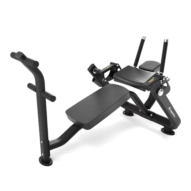 Maszyna do ćwiczeń mięśni brzucha na ławce skośnej inSPORTline Velocer Plate Loaded ∙ obciążenie talerzami ∙ nośność 180 kg