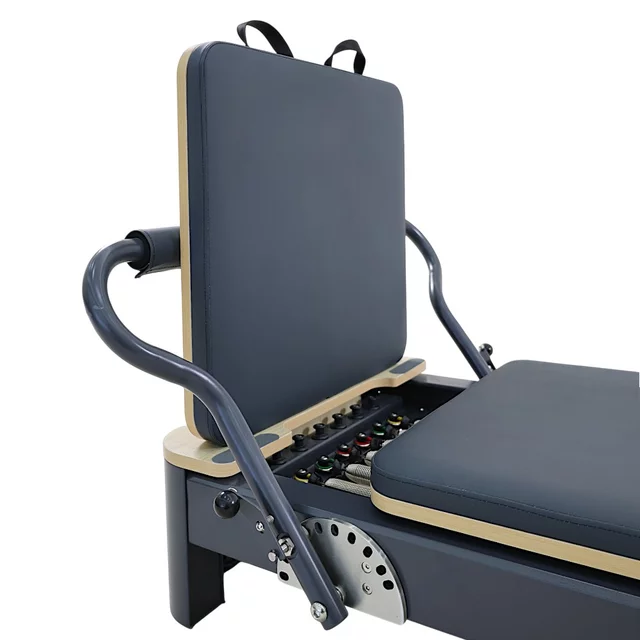 Reformer do pilatesu inSPORTline Comfolder EVO ∙ składany ∙ nośność 150 kg ∙ rama aluminiowa ∙ box w zestawie - Antracyt