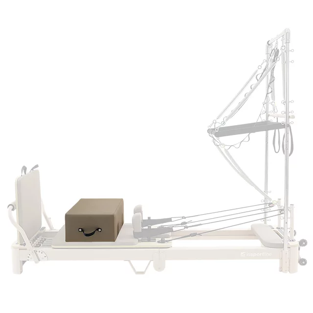 Zapasowy box do pilatesu do reformera inSPORTline Comfolder i Comfolder EVO ∙ drewniana konstrukcja ∙ uchwyty transportowe