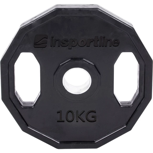 Gumowane obciążenie olimpijskie inSPORTline Ruberton 1,25 kg ∙ gumowane ∙ z uchwytami ∙ otwór 50 mm ∙ antypoślizgowe