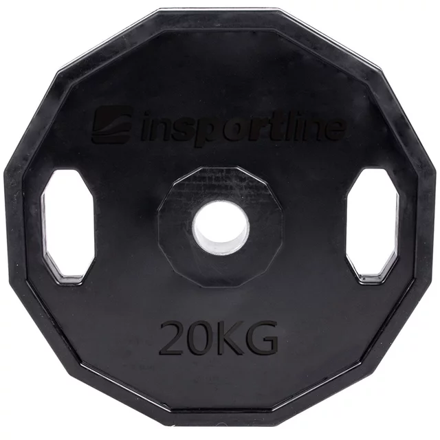 Zestaw 2x7kg gumowanych obciążeń olimpijskich inSPORTline Ruberton 2x 1,25-25 kg