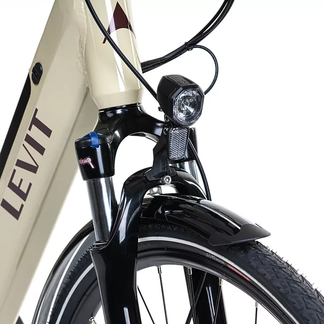 Miejski rower elektryczny Levit Musca Urban MX 468 28" - OUTLET - Latte