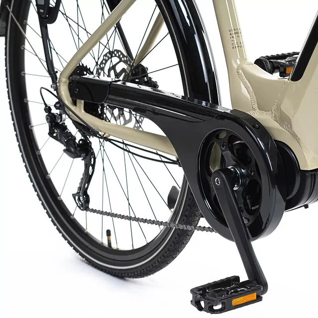 Miejski rower elektryczny Levit Musca Urban MX 468 28" - OUTLET - Latte