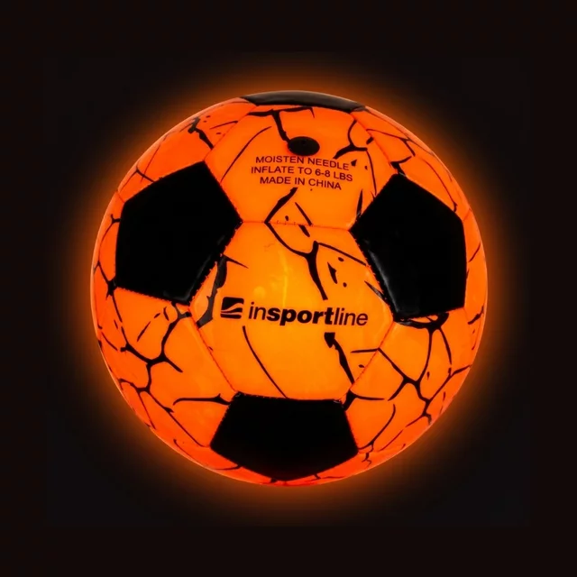 Świecąca piłka nożna inSPORTline Lumikick ∙ rozm. 5 ∙ z oświetleniem LED ∙ automatyczne włączanie po uderzeniu ∙ oszczędzanie baterii