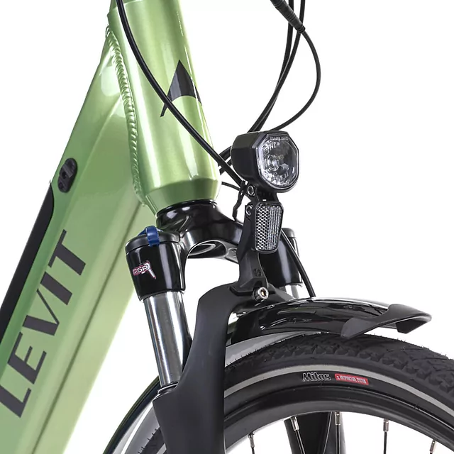 Miejski rower elektryczny z oświetleniem Levit Musca Urban HD 630 28" - Orange Pearl