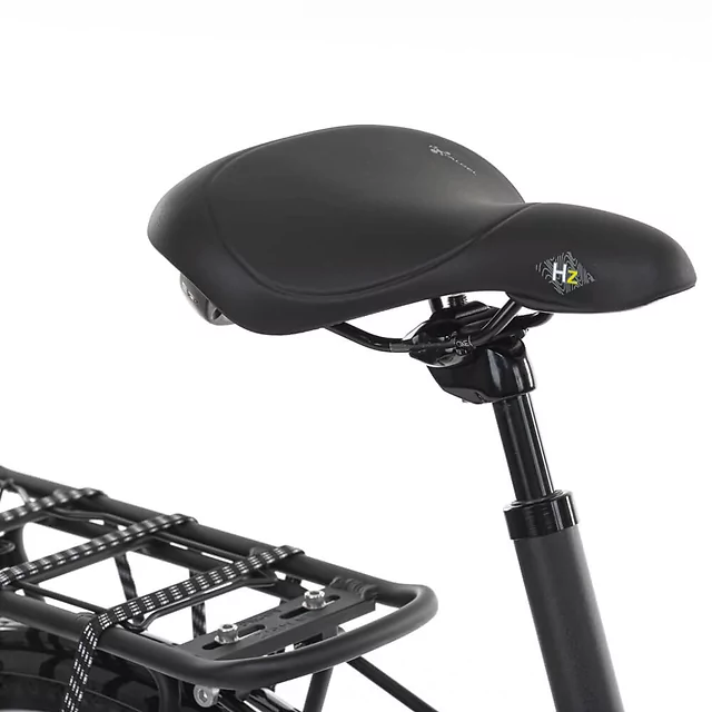 Miejski rower elektryczny z oświetleniem Levit Musca Urban HD 630 28" - Orange Pearl