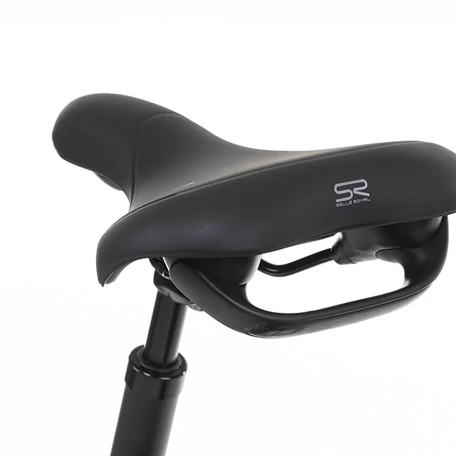 Miejski rower elektryczny z oświetleniem Levit Musca Urban HD 630 28" - Orange Pearl