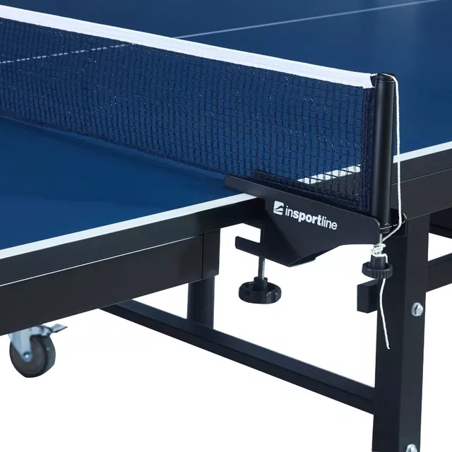 Stół do tenisa stołowego inSPORTline Wifler ∙ mobilny ∙ powłoka UV ∙ mechanizm składania ∙ waga 117 kg ∙ solidny
