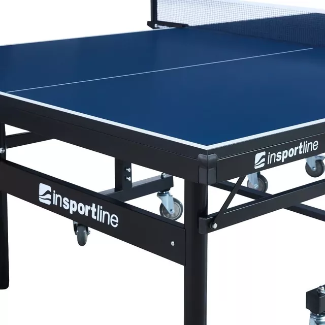 Stół do tenisa stołowego inSPORTline Wifler ∙ mobilny ∙ powłoka UV ∙ mechanizm składania ∙ waga 117 kg ∙ solidny