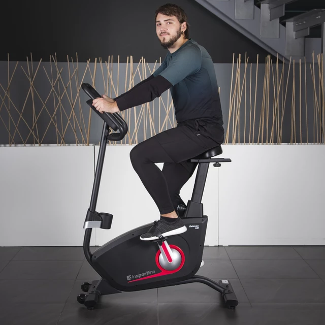 Rower treningowy magnetyczny inSPORTline Delavan UB ∙ 16 poziomów oporu ∙ program HRC ∙ cicha praca ∙ czujniki tętna ∙ uchwyt na tablet