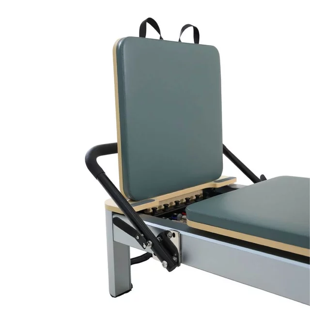 Reformer do pilatesu inSPORTline Oquiler ∙ system sprężynowy ∙ nośność 150 kg ∙ rama aluminiowa ∙ box w zestawie - Różowy