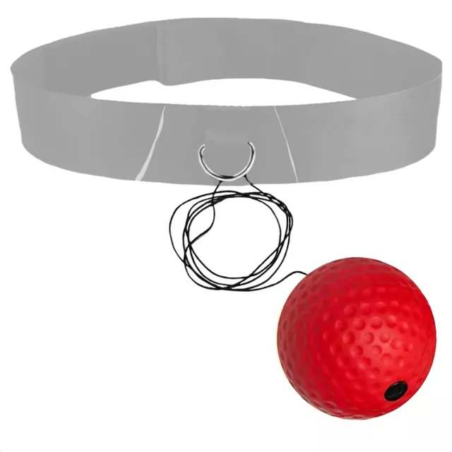 Piłka refleksowa / bokserska inSPORTline Respell Heavy 84 g ∙ do opaski ∙ waga 84 g ∙ elastyczna linka 90 cm ∙ średnica 6 cm