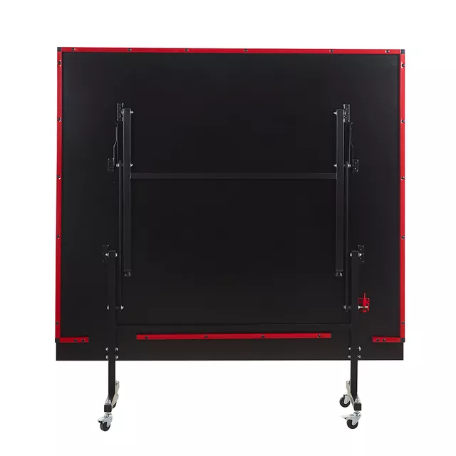 Składany stół do tenisa stołowego inSPORTline Sental 150 ∙ blat MDF 15 mm ∙ siatka w zestawie ∙ powłoka UV - Czarny