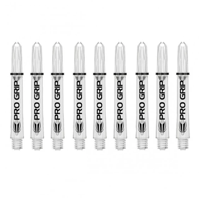 Nasadki do lotek Target Pro Grip Spin Clear Short 3x3 szt.
