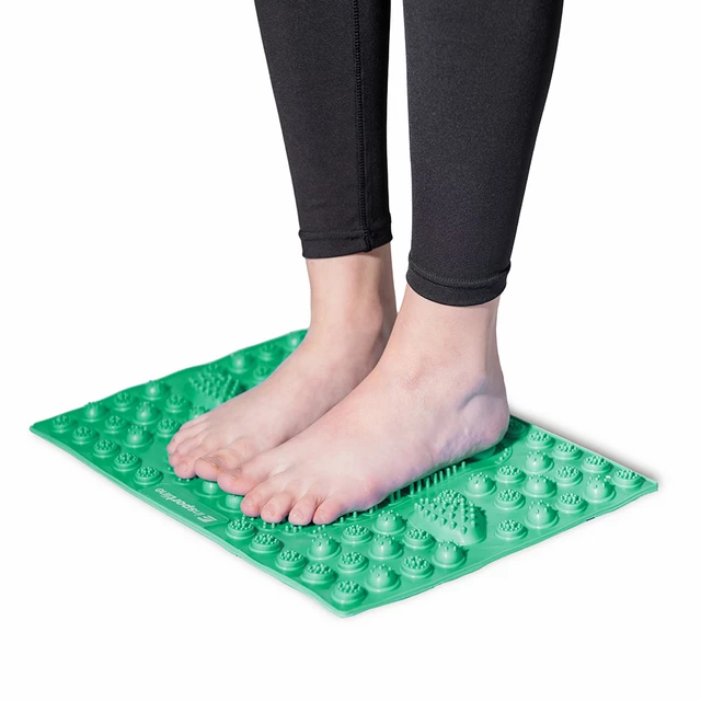 Mata masująca stopy inSPORTline Tilsipur ∙ akupresura + magnetoterapia ∙ intensywna stymulacja - Zielony
