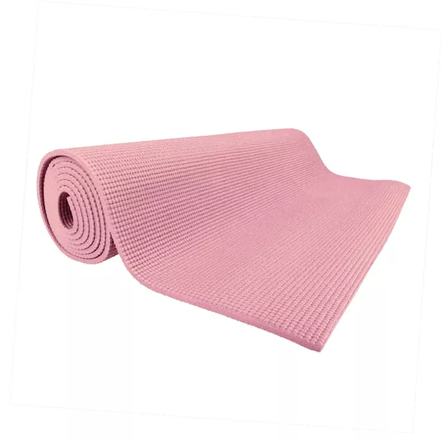 Mata do ćwiczeń jogi inSPORTline Yoga 173×60 cm ∙ grubość 0,5 cm ∙ stabilna powierzchnia ∙ lekka - Różowy