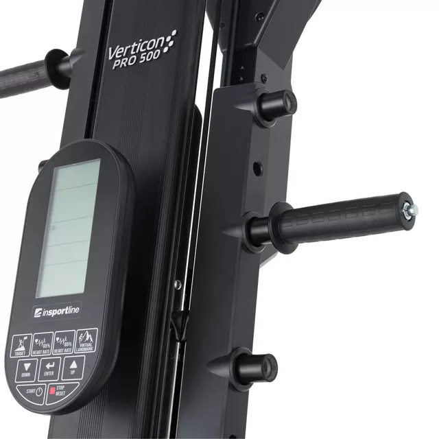 Verticon / symulator wspinaczki inSPORTline Pro 500 ∙ funkcja steppera ∙ 8 poziomów oporu ∙ nośność 159 kg ∙ programy HRC