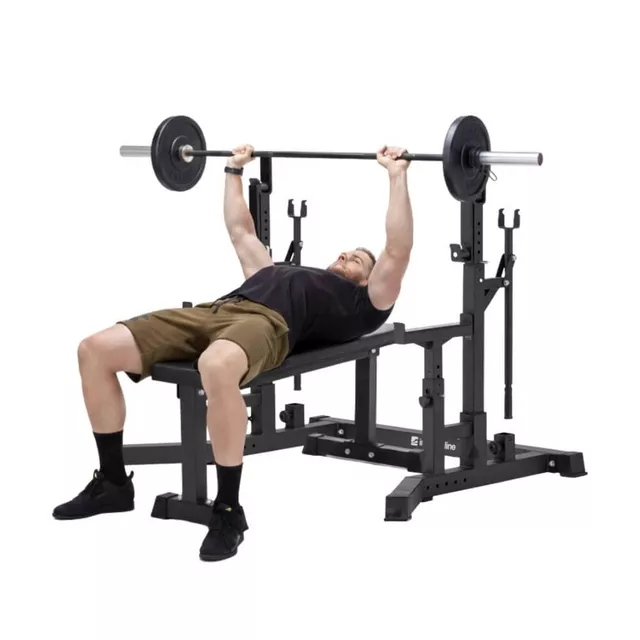 Regulowany stojak pod sztangę inSPORTline X-NT CR20 IPF Combo Rack ∙ certyfikat IPF ∙ regulacja wysokości ∙ solidna konstrukcja