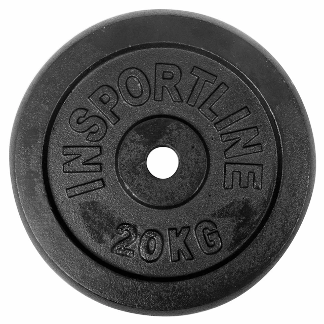 Zestaw obciążeń żeliwnych inSPORTline CastCzech ∙ 2x 0,5-20 kg ∙ 30 mm ∙ 108,5 kg