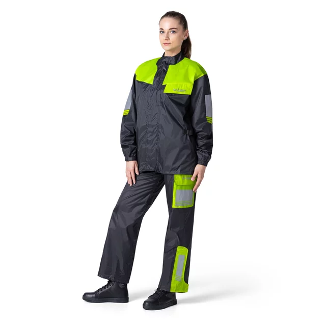 Spodnie motocyklowe przeciwdeszczowe W-TEC Colnari ∙ membrana wodoodporna ∙ odblaski Visionight ∙ elastyczny pas
