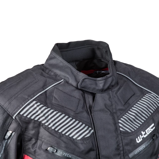Męska kurtka motocyklowa W-TEC Kamicer - Czarno-czerwony