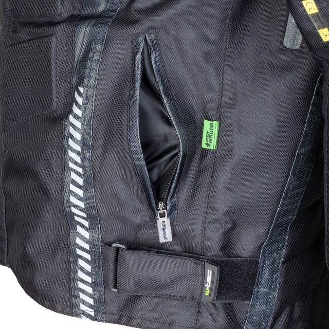 Męska kurtka motocyklowa W-TEC Kamicer - Czarno-czerwony