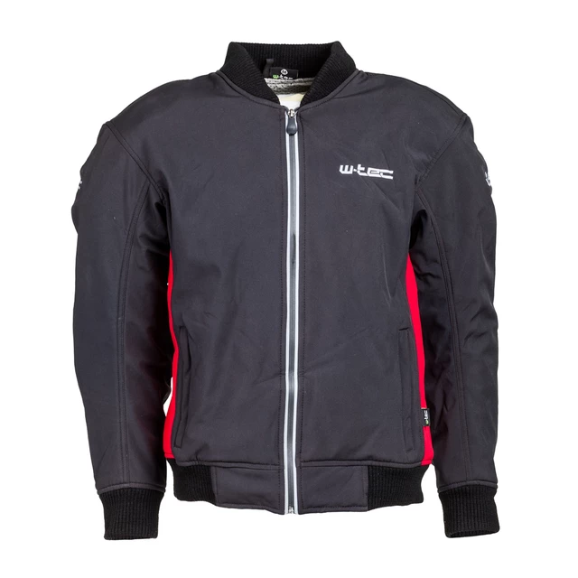 Męska kurtka motocyklowa soft-shell W-TEC Langon - Czarno-czerwony - Czarno-czerwony
