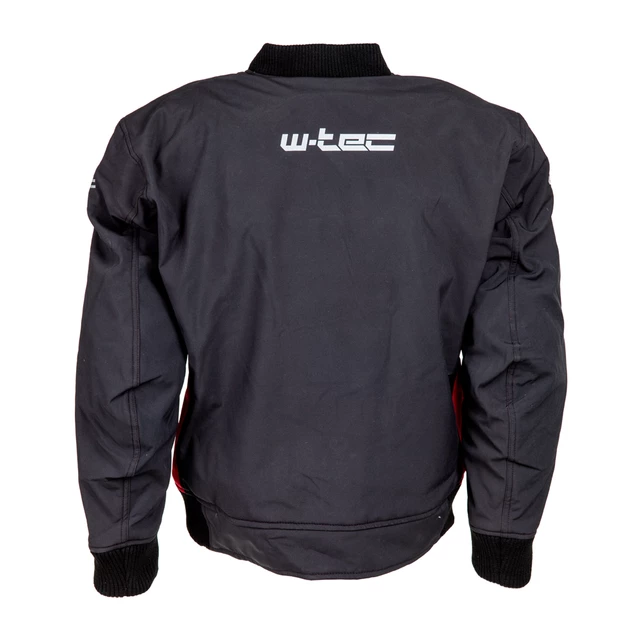 Męska kurtka motocyklowa soft-shell W-TEC Langon - Czarno-czerwony