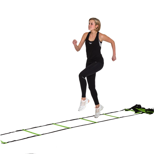 Drabinka koordynacyjna fitness inSPORTline CF080.2 ∙ 20 pól ∙ regulacja rozmiaru ∙ torba do przenoszenia
