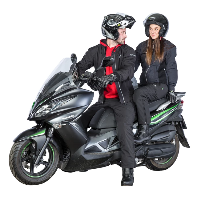 Męska kurtka motocyklowa soft-shell W-TEC Langon - Czarno-czerwony