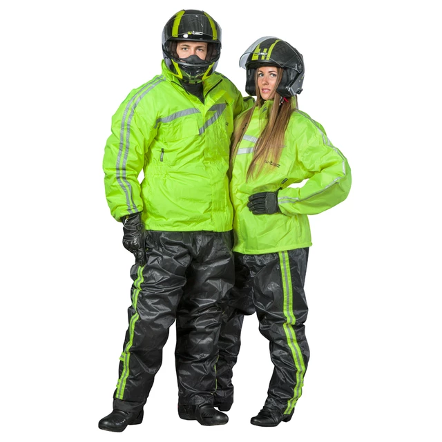 Motocyklowa kurtka przeciwdeszczowa W-TEC Rainy - Fluo żółty