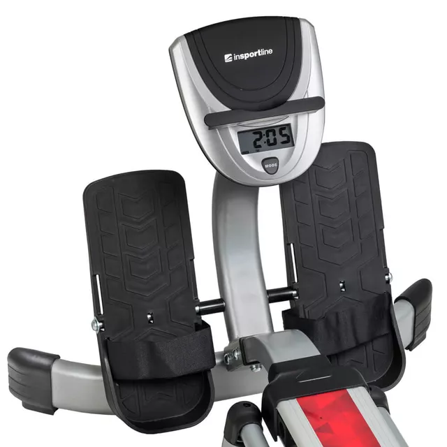Wioślarz treningowy inSPORTline Power Master X ∙ hydrauliczny system oporu ∙ 12 poziomów oporu ∙ płynny ruch ∙ uchwyt na tablet ∙ LCD