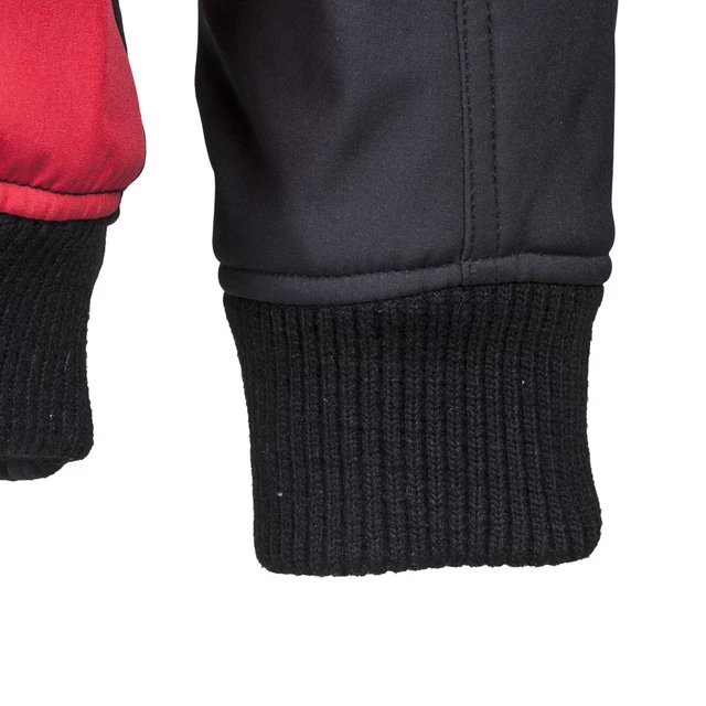 Męska kurtka motocyklowa soft-shell W-TEC Langon - Czarno-czerwony