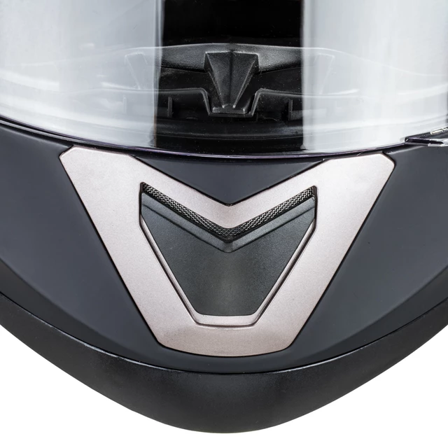 Kask motocyklowy z blendą Flip-Up W-TEC Pezzon - czarno-brązowy