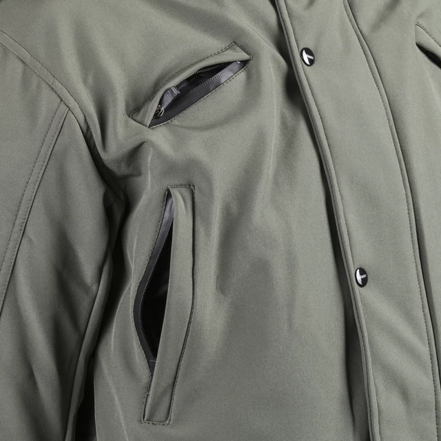 Męska kurtka motocyklowa soft-shell W-TEC Forresta - Khaki
